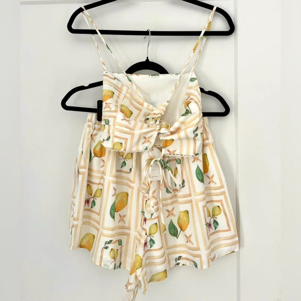 NWT Fortunate One Limoncello Set Yellow - Size S - Picture 4 of 13